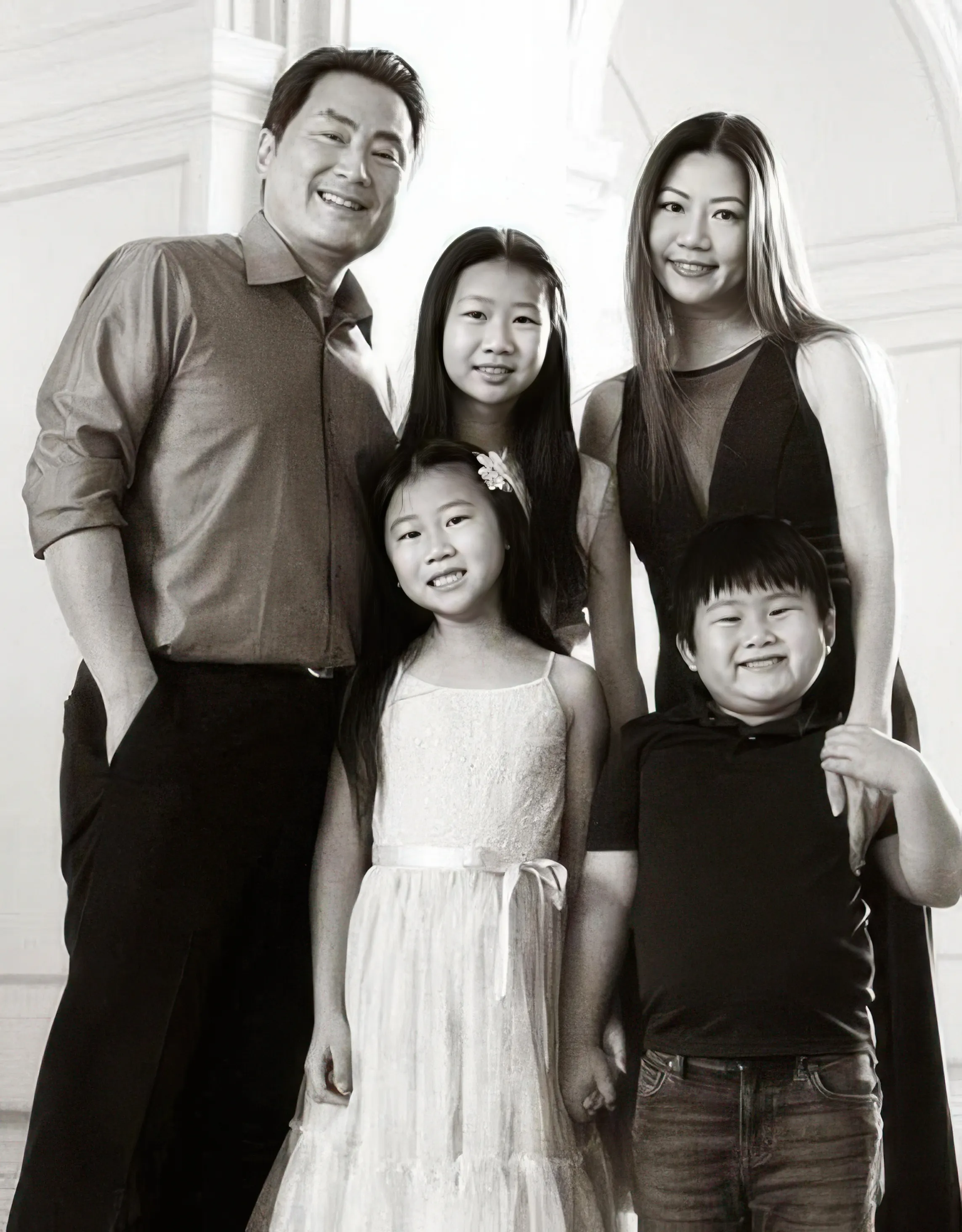 Dr. Lee with her family