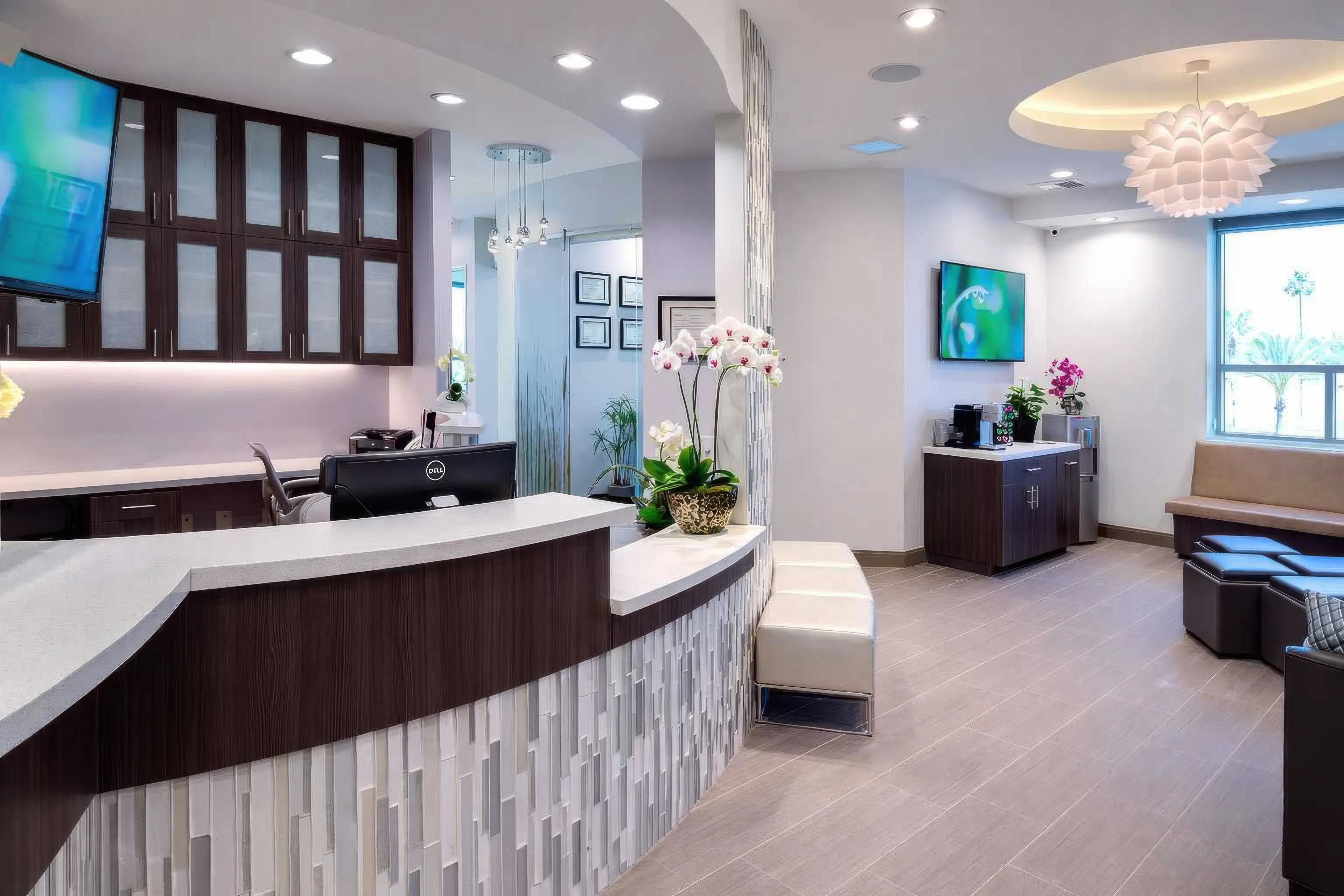 Vivian Lee Orthodontics office reception and waiting area