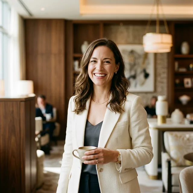 Adult professional with a beautiful, confident smile